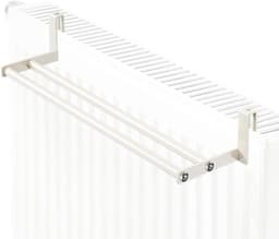 Wandrek Droogrek - Waslijn - Ruimtebesparend - Boren Niet Nodig - 48 cm - Mat Zwart — thumbnail 1