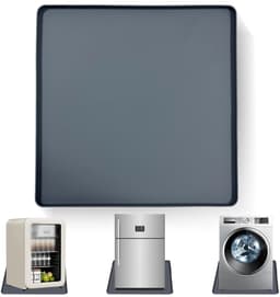 Dailygoods- Koelkastmat met verhoogde rand - 65 x 60 cm - Siliconen - Vloermat voor koelkast - Lekbak - Vloerbeschermingsmat — thumbnail 1