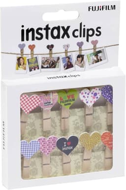 Houten Wasknijpers - Fotohouders Clips - Foto's Ophangen - Met Magneet - Set van 10 - Kleurrijk — thumbnail 2