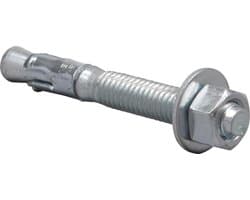 Wiganker Set - Bevestigingsanker - Stabiele Verankering - Gebruik in Beton - 3/8" x 3" 25 Stuks - Zilver