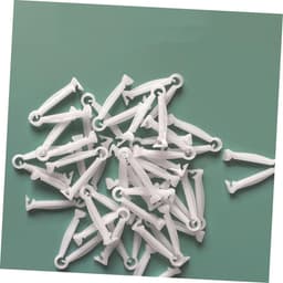 Navelklemmen - Klemmen Varkens - Dierenverzorging - Wegwerp Hygiëne - 100 Stuks - Wit — thumbnail 3