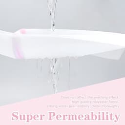 Set van 2 wasnetten voor wasmachine, premium waszak, 40 x 50 cm, wasnet met verborgen ritssluiting, bescherming tegen vervorming en vouwen, wasnet voor wasmachine, waszak — thumbnail 5