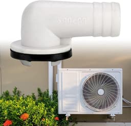 Luchtconditioner Afvoeraansluiting voor Mini Split en Raam AC Units, Condensaat Afvoerslang Bocht met Rubber Ring voor Eenvoudige Installatie — thumbnail 3