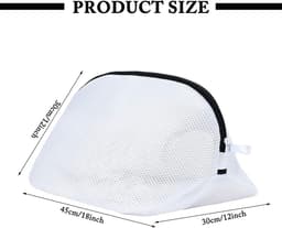 Dailygoods - Waszakken voor Schoenen - Bescherm je Sneakers - Duurzaam materiaal - Ideaal voor wasmachine - Sneakers veilig reinigen - Geschikt voor a — thumbnail 4