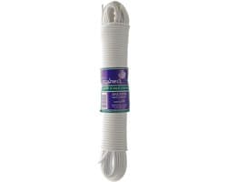PVC Kledinglijnen - Waslijnen Polyester - Kleding Droge - Stevig Polyesterhars - 30 Meter - Wit — thumbnail 1