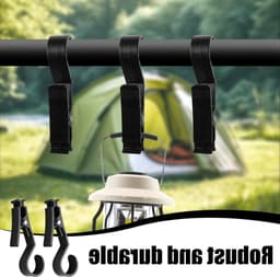 Set van 8 Kledingknijpers en Tentclips voor Buitengebruik - Ideaal voor Kamperen, Handdoeken en Tenten — thumbnail 2