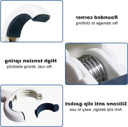 Grote Kledingknijpers voor Handdoeken, Winddichte Clips voor Strandstoelen en Wassen, Ideaal voor Badhanddoeken en Bedlinnen — thumbnail 1