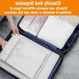 Set van 7 Duurzame Wasnetten voor de Wasmachine, Herbruikbare Reiszak, Bescherming voor Delicate Onderkleding, Lingerie en Sokken met Rits — thumbnail 3