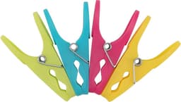 Sterke waslijnharingen met zachte clipveer - 96 stuks antislip wasknijpers, UV-bestendig en vlekvrij voor binnen en buiten gebruik — thumbnail 2