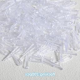Dailygoods- Krokodillenclips 200 stuks - U-vormige Kunststof Clips - Antislip Grip - Lichtgewicht - Herbruikbaar - 38 mm - Stofclips — thumbnail 5