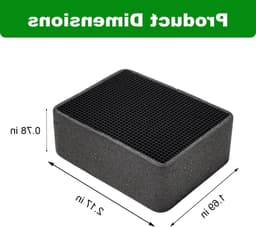 Set van 3 Actieve Koolstoffilters voor Geberit DuoFresh - Toiletluchtreiniger voor Geurneutralisatie — thumbnail 2