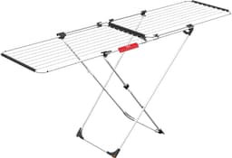 Doble wasrek uittrekbaar - 22 m drooglengte - Wit - 61 x 19,5 x 130,5 cm — thumbnail 1