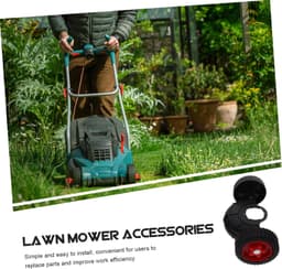 1set Vervangingswielen Voor Grasmaaier Duurzame Ondersteunende Wielen Voor Gemakkelijk Gebruik Van Tuinmachines Flexibiliteit Voor Tuinwerkzaamheden — thumbnail 4