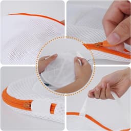 3 Stuks Bh-Waszakken voor Wasgoed - Lingerie - Ondergoed - Bh-Tasset voor Wasmachine met Rits - Dames - 32.5*21cm — thumbnail 3