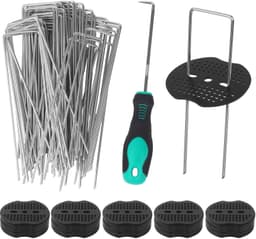 Grondanker Set met 50 Gegalvaniseerde Spijkers en Ringen — thumbnail 1