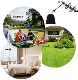 Dailygoods- Waslijn Draagbaar - Oprolbaar - Elastisch - 12 Klemmen - Uittrekbaar — thumbnail 3