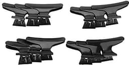 Haarklauwklemmen Haarclip - Salonclip Dames - Haar Stylen - Antisliphandvat Vlinderontwerp - 12 Stuks - Zwart — thumbnail 5