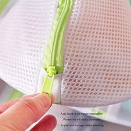 Wasnetzakken voor delicaat textiel - 6 stuks in verschillende maten voor shirts, ondergoed, lingerie en sokken — thumbnail 2