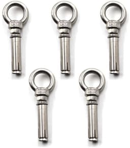 Allecto Plus - RVS Ring Lifting Uitbreidingsschild Anker Eye Bolt Uitbreidingsschroef Set van 5 stuks - Duurzaam en Veilig ontwerp. — thumbnail 1