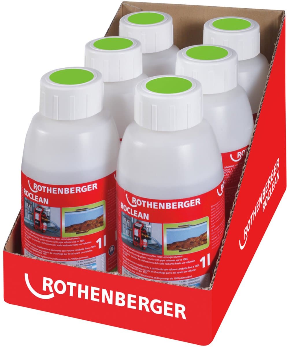 ROTHENBERGER ROCLEAN vloerverwarmingsreiniger (verpakking van 6) ... — afbeelding 1