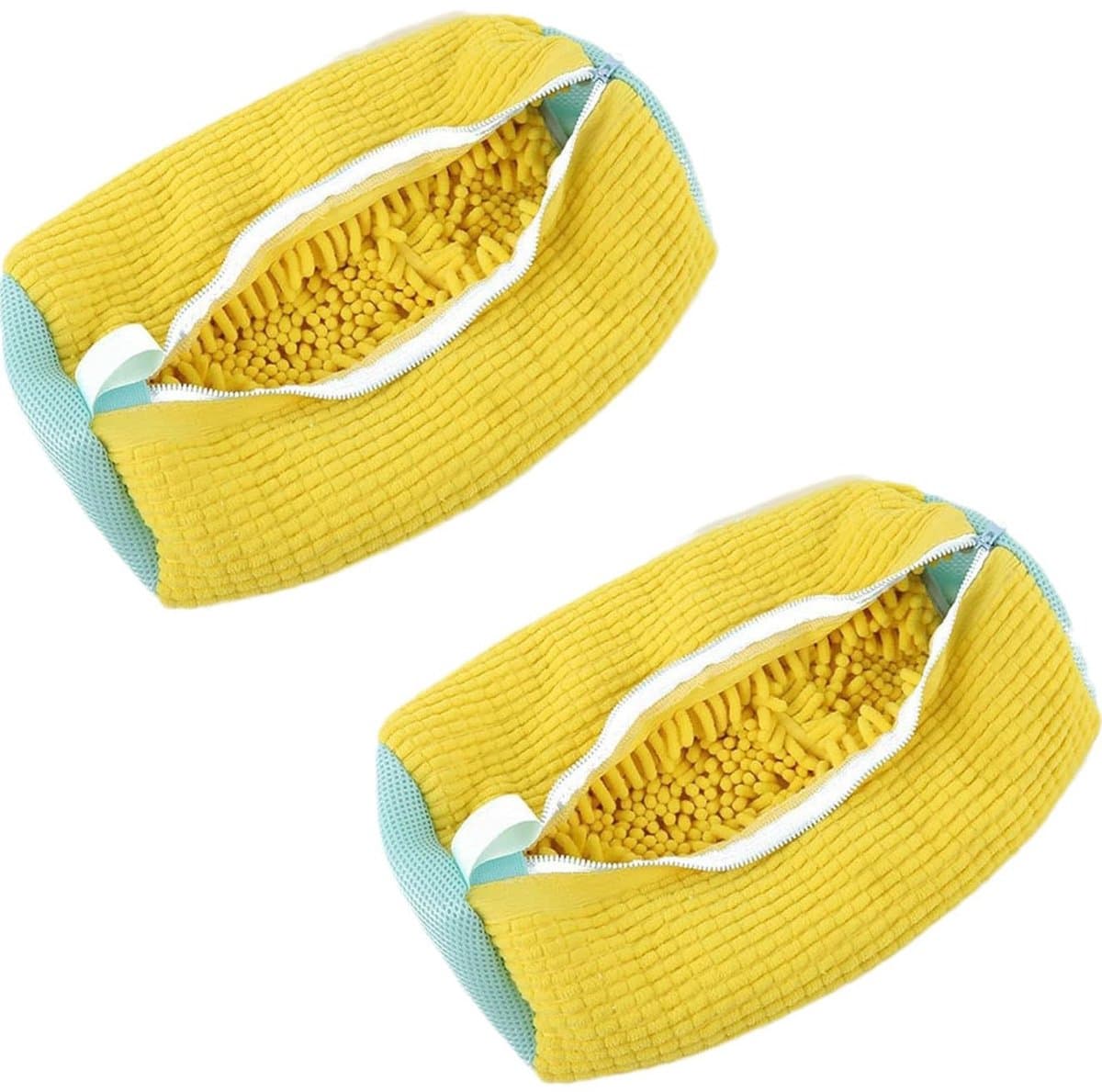 Ibenzoa® Set van twee herbruikbare waszakken voor schoenen in diverse maten en vormen — afbeelding 1
