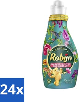Robijn Collections - Wasverzachter - Paradise Secret - 1,25L - 50 Wasbeurten - Voordeelverpakking - 24 stuks — thumbnail 1