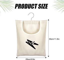 Goodivery ® Handige Hangende Opbergtas voor Wasknijpers en Meer met Ruime Capaciteit — thumbnail 2