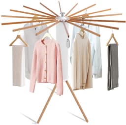 Dailygoods- Droogrek Opvouwbaar - Kledingrek met 16 Staven - Max. Capaciteit 40 Kg - Flexibele Ruimte 121 x 112 cm - Handige Opslag - Compact 70 x 18 x 16 cm — thumbnail 1