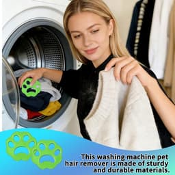 Solidchoice - Set van 16 Herbruikbare Huisdierhaarverwijderaars voor de Wasmachine — thumbnail 3