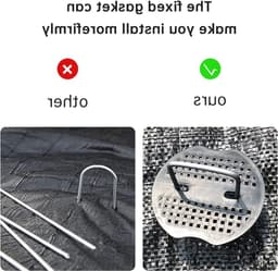 Solidchoice - Set van 50 Grondankers en Bufferschijven voor Tuinbevestiging — thumbnail 2