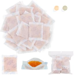 Gel Regenerable Desiccant,20 g x 24 stuks Silica Beads Orange,Silica — thumbnail 1