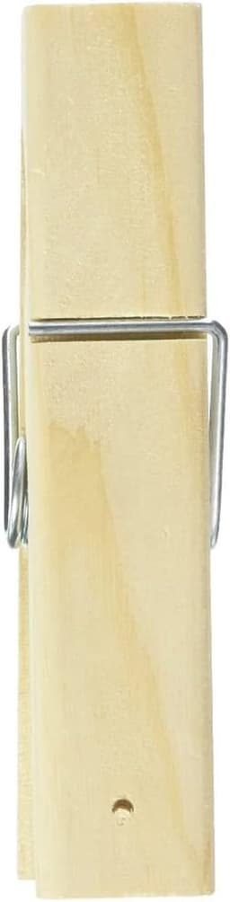 Houten Knijper - Grote Klem - Huishoudelijk Gebruik - Duurzaam Materiaal - 14 cm - Beige — thumbnail 2