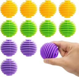 SnelShoppen - 12 Stuks Wasmachineballen - Effectieve Wasverzachters voor een Frisse Was - Herbruikbaar, Milieu-vriendelijk, en Geschikt voor Alle Wasm — thumbnail 1