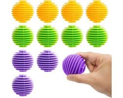 SnelShoppen - 12 Stuks Wasmachineballen - Effectieve Wasverzachters voor een Frisse Was - Herbruikbaar, Milieu-vriendelijk, en Geschikt voor Alle Wasm
