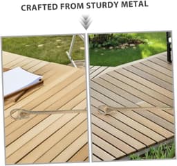 Hondenanker met Oog - Grondpen Anker - Veilig Vastzetten - Weerbestendige Constructie - 23 cm Lengte - Goudkleurig — thumbnail 5