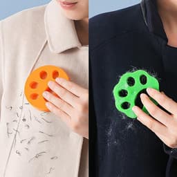 Dailygoods- Haarverwijderaar voor Huisdieren - Herbruikbare Haarvanger - Pluisverwijderaar - Wasballen - Siliconen Pootkussens - Voor Wasmachine - Pluisballen — thumbnail 3