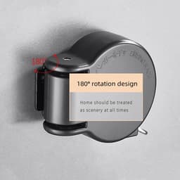 Uittrekbare Waslijn - Wand Waslijn - Kleding Drogen - Ruimtebesparend Ontwerp - 42 meter - Zwart — thumbnail 2