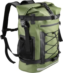 Dry Bag, legergroen, waterdichte tas, waterdichte tas met rolsluiting, voor outdooractiviteiten zoals reizen, wandelen, kajakken, kamperen en watersport, groen, 40L, opbergzak — thumbnail 1