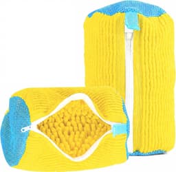 wasmachine voor sneakers en sportschoenen, herbruikbare schoenen, waszak met ritssluiting, dikke chenille sneakers, waszak voor sportschoenen, gymschoenen, pluche dieren — thumbnail 2