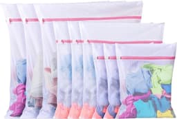 Wasnetten voor de Wasmachine - 10 Stuks Grote Mesh Waszakken voor Kleding, Ondergoed en Babykleding (3 Maten) — thumbnail 1