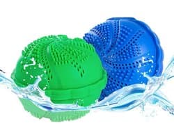 2 stuks herbruikbare, milieuvriendelijke wasballen