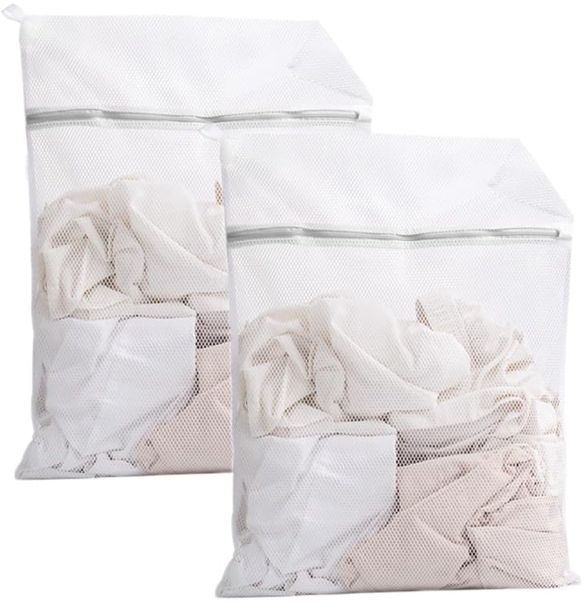 Dailygoods- Wasnet Set van 2 - Duurzame Waszakken met Ritssluiting - Waszakken voor Delicate Kleding - Reiswasnet 40 x 50 cm - Robuuste Stiksels - Waszak — afbeelding 1