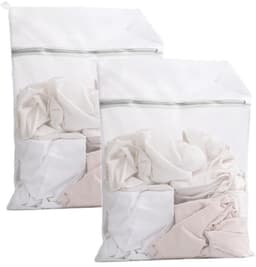 Dailygoods- Wasnet Set van 2 - Duurzame Waszakken met Ritssluiting - Waszakken voor Delicate Kleding - Reiswasnet 40 x 50 cm - Robuuste Stiksels - Waszak — thumbnail 1
