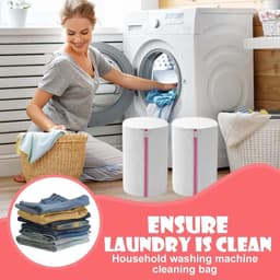 Set van 3 Waszakken in Fijne Netstructuur voor Bh's, Ondergoed, Sokken en Gevoelige Kleding, Herbruikbaar en Met Rits — thumbnail 2