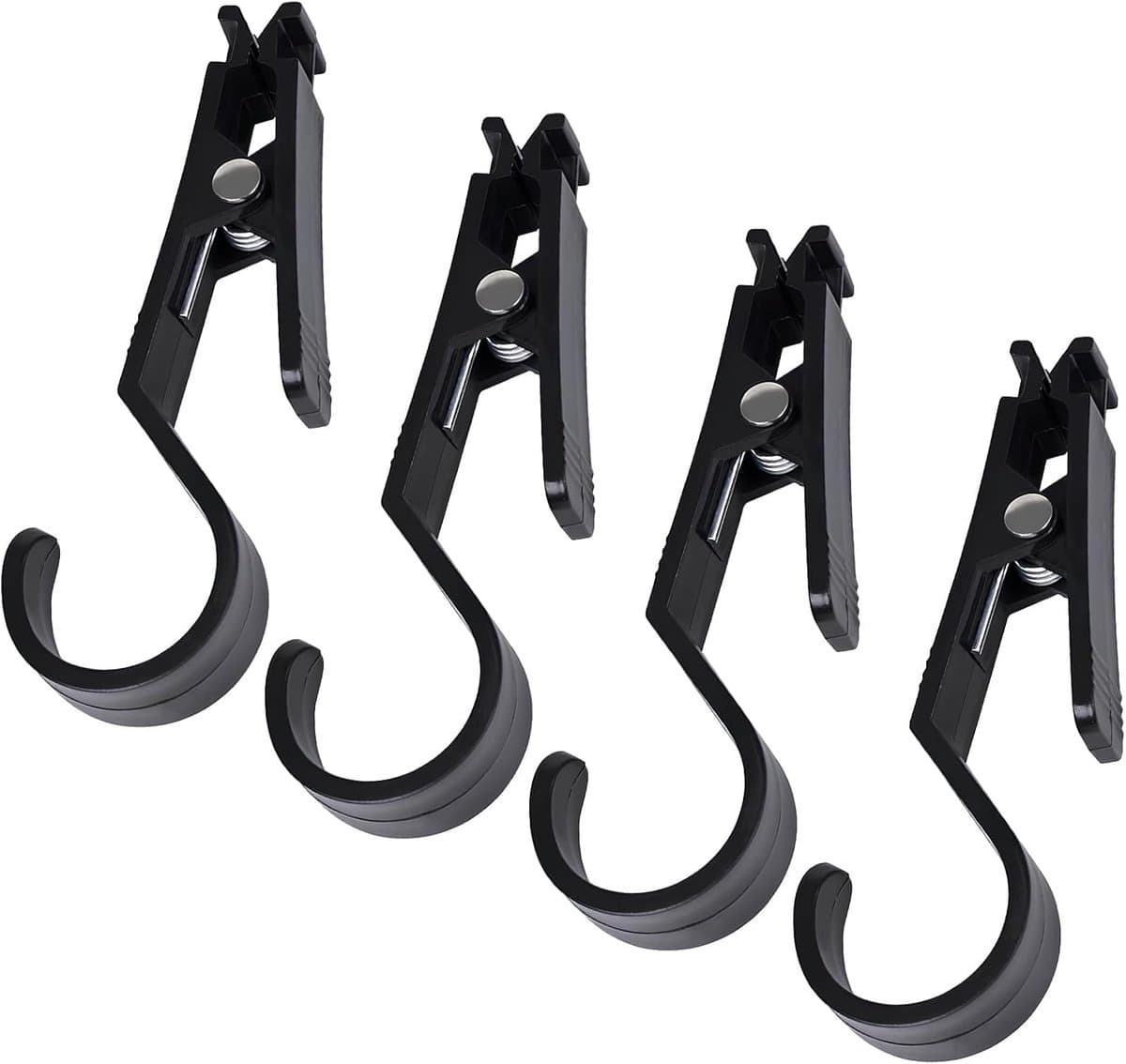 SnelShoppen - Pack van 4 Multifunctionele Kledingknijpers Hangers Towel Clips Camping Accessoires - Lichtgewicht en Praktisch voor Buiten, Tuin, Feest — afbeelding 1