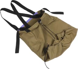 Canvas Fruitplukzak - Oogstschort Trekkoord - Fruit Oogsten - Met Stalen Ring - 625 x 47 cm - Khaki — thumbnail 1