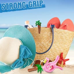 Handdoekklemmen voor strandstoelen, grote strandhanddoekklemmen, strandhanddoekclips, handdoekklemmen, ligstoelen, wasknijpers voor wasgoed, strandhanddoek, badhanddoek zwembad (B) — thumbnail 2
