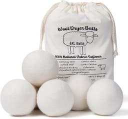 Drogerballen - Wasbollen - Wasdroger ballen - Energiebesparend - Herbruikbare Wollen drogerballen - Dryerballs - Wasballen - 6 stuks — thumbnail 1