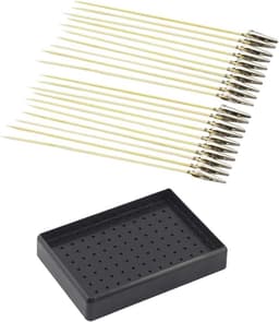 Kleur Clips - Airbrush Accessoires - Model Schilderen - Platte Alligator Kop - 20 Stuks - Zwart — thumbnail 2