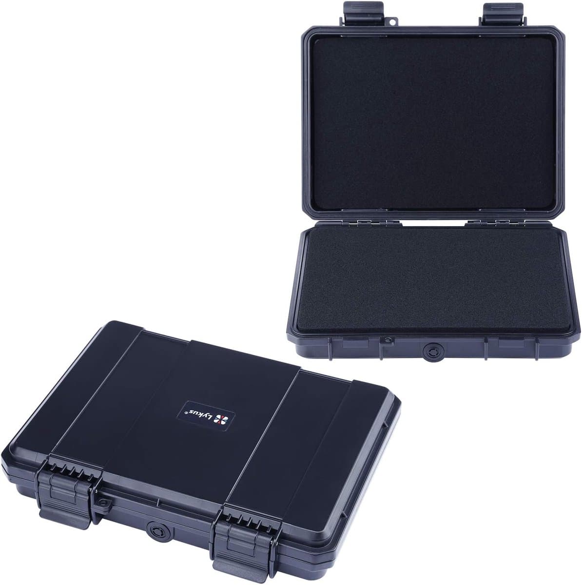 HC-2110 Mini Hard Koffer Droogbox met Schuim, Binnenmaat 21x15x3.8cm, IP66 spatwaterdicht, Geschikt voor mobiele telefoons, gereedschap, kleine apparaten en meer — afbeelding 1